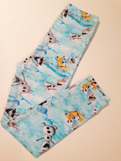 leggins med snemand