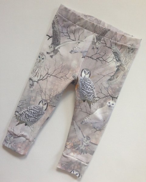 Leggins med ugler STR 68