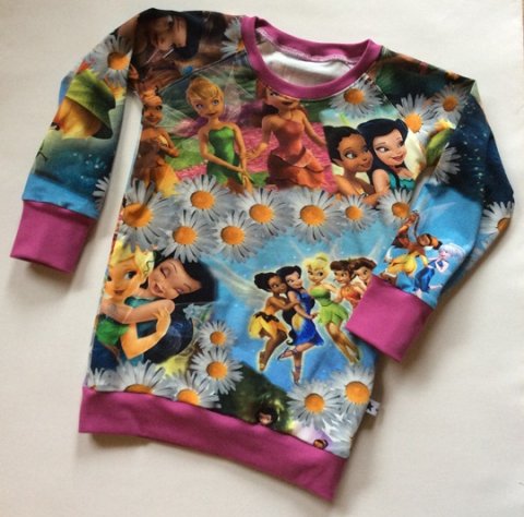 jersey bluse med de sde feer