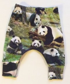 baggy bukser med pandaer