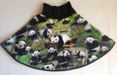 nederdel med pandaer