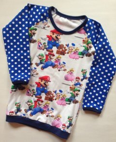 bluse med mario STR 116