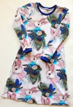 kjole med kaniner