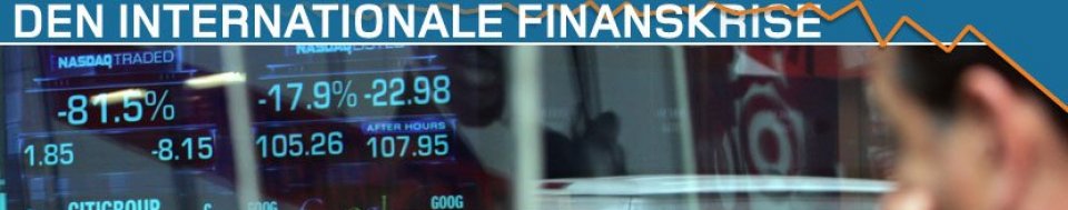 Finanskriser er ned af bakke...