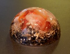 Handmade orgonite (red agate)